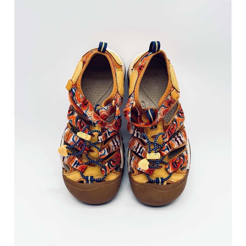 KEEN Newport Sandals Womens 5 EU 37 Mustard Orange Outdoor Water Shoes
